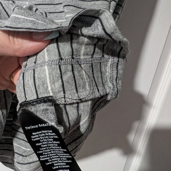 Aritzia The Group by Babaton | Lagarde T-Shirt In Heather Grey Stripe - Picture 8 of 10